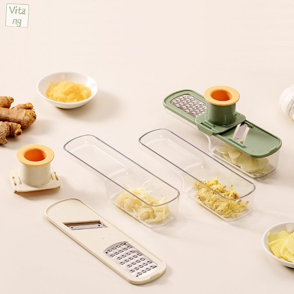 VITANG 3 trong 1 Máy xay gừng Chuyên nghiệp Cắt chính xác Máy thái gừng Đa chức năng Không trượt Máy xay tỏi Bếp