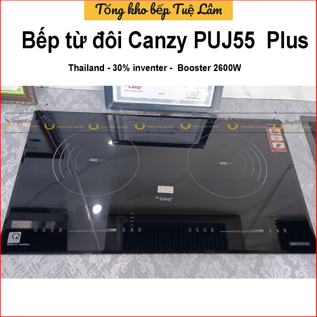 Bếp Từ Đôi CANZY CZ 6699Plus , CANZY CZ PUJ55 plus (Thailand)