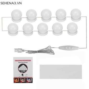 SEHVN Hollywood phong cách LED bóng đèn Vanity trang điểm bàn trang điểm USB gương Đèn Kit