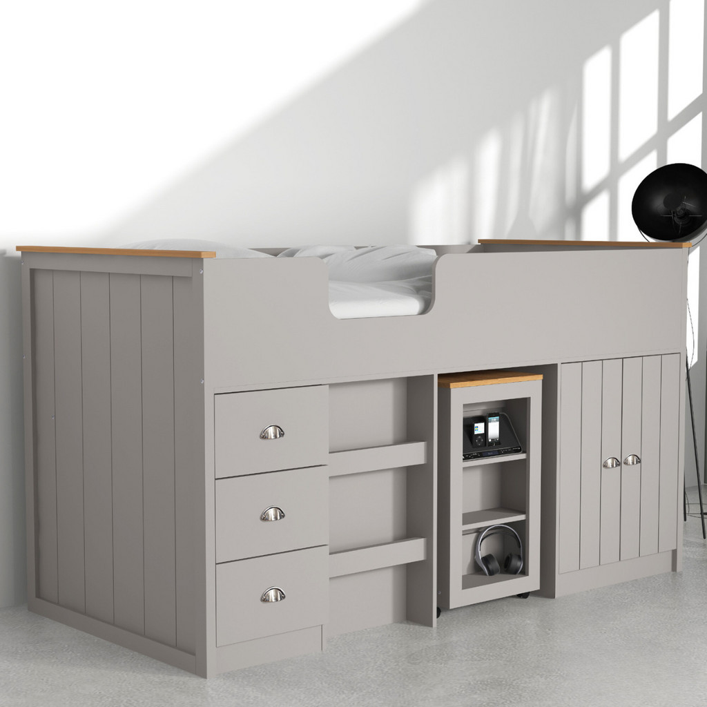 Tomato Kidz Lexington Mid Sleeper- Kids Bed - Bunk Bed With