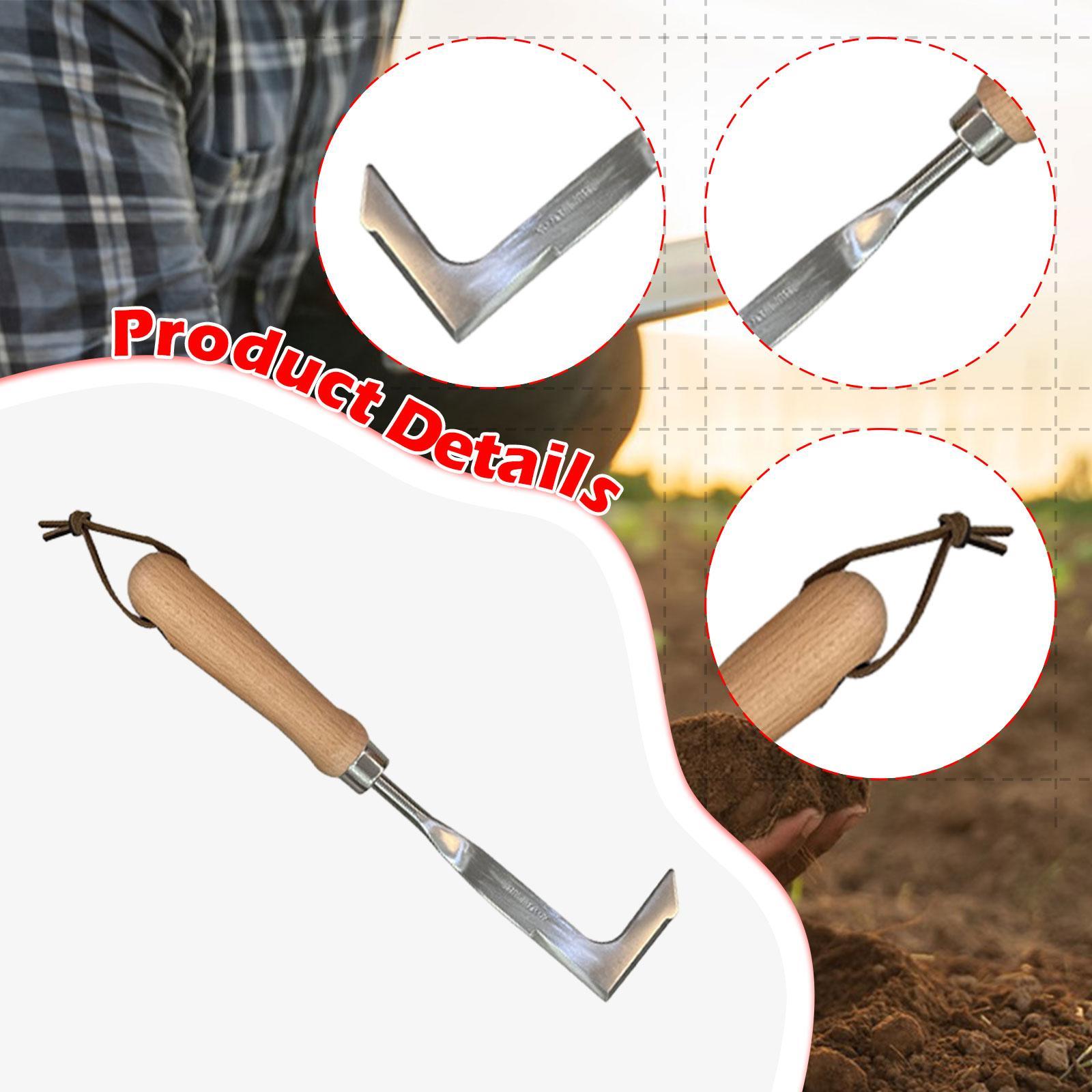Miracle Shining Cracker Weeder with Handle Stainless Steel Multipurpose Crevice Weeding Tool Weed Puller Tool for Park Lawn Driveway Patio ราคา 205 บาท*ส่งฟรี