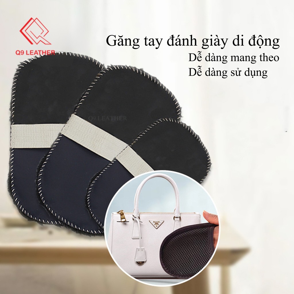 Găng tay vệ sinh giày da lộn tiện dụng - Q9 LEATHER