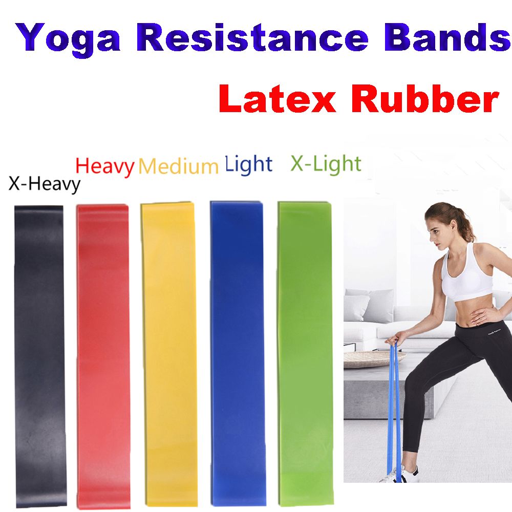 UANGX Durable Pilates Body Building Fitness Strength Training Latex Rubber