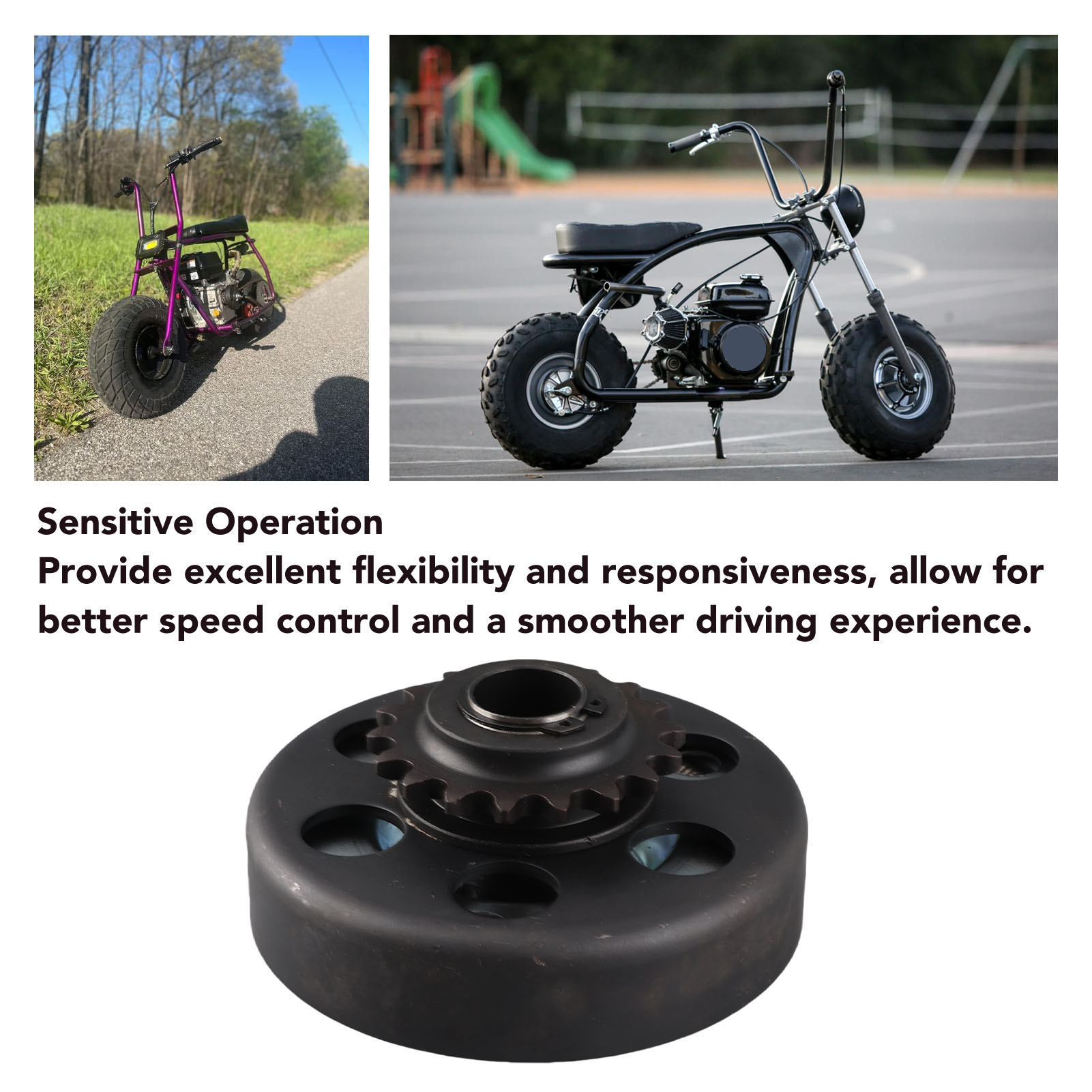 Động cơ khớp ly hợp ly tâm 35 chuỗi xe Go-Kart ly hợp nhanh chóng tăng tốc 18t cho ATV