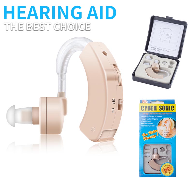 COD เครื่องช่วยฟังอนาล็อกแบบคล้องหลังหู หูฟังคนแก่ หูช่วยฟัง อุปกรณ์ช่วยฟัง เครื่องช่วยหูฟัง หูฟังสําหรับคนหูตึง ห ราคา 77 บาท*ส่งฟรี