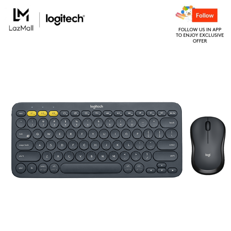 Logitech K380 Wireless Bluetooth Keyboard + Logitech M220 Wireless Silent Mouse Bundle set Singapore