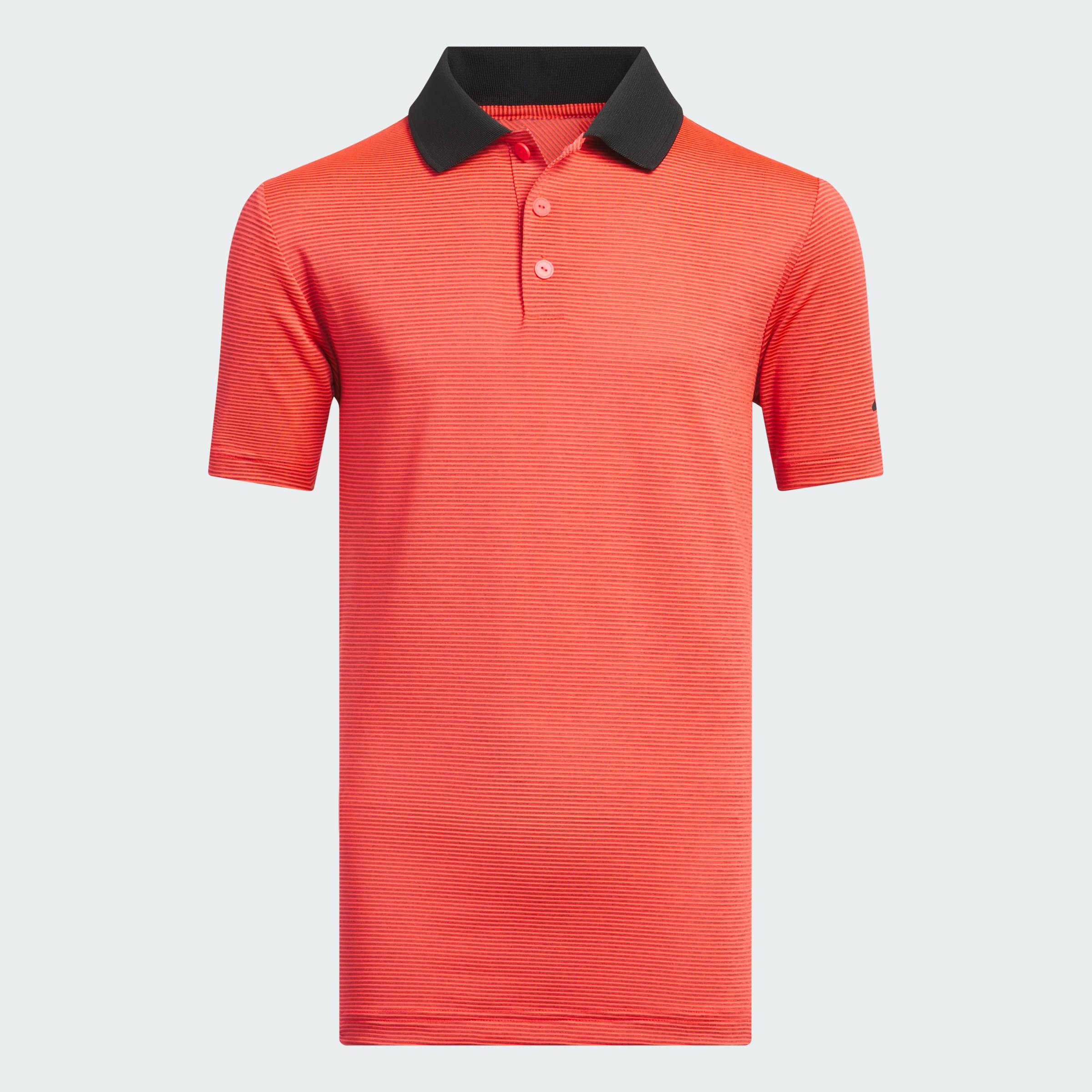 [24.4-MUA 3 GIẢM 30%+VOUCHER 10%] adidas Đánh gôn Áo Polo Ngắn Tay Kẻ Sọc Ottoman Trẻ Em Trẻ em Đỏ IS7021
