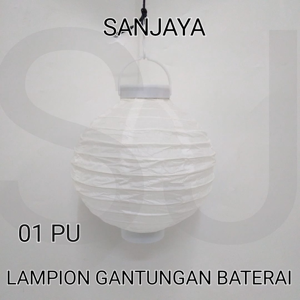 [1 Pcs] Lampion Lampu Baterai / Lampion Led Warna / Lampion Pesta / Lampion Dekorasi Hari Raya / Lampion Gantungan Baterai