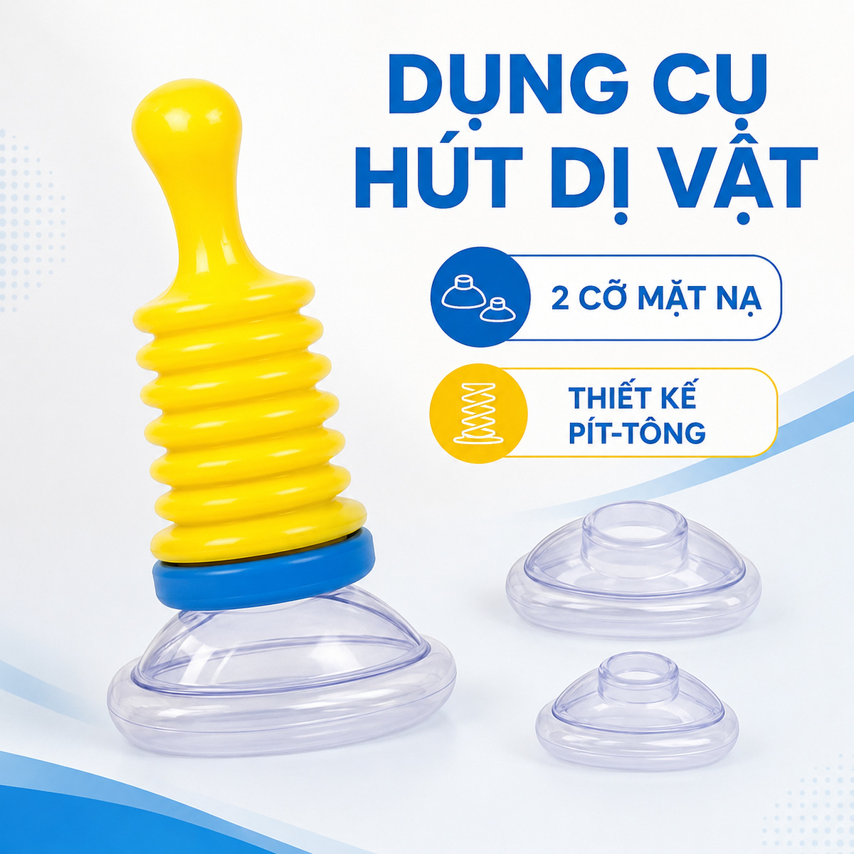 Thiết Bị Sơ Cứu Chống Nghẹn Hóc Dụng Cụ Hút Dị Vật Mắc Cổ Họng Tại Nhà Cho Trẻ Em Người lớn