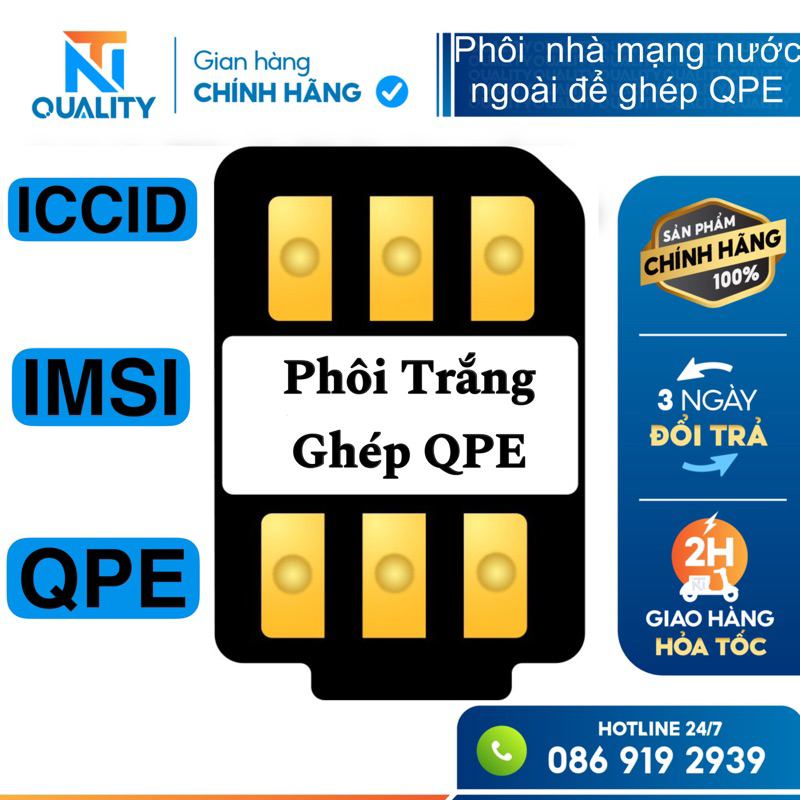 Phôi ghép nạp iccid và imsi cho máy lock để ghép qpe chon ip lock