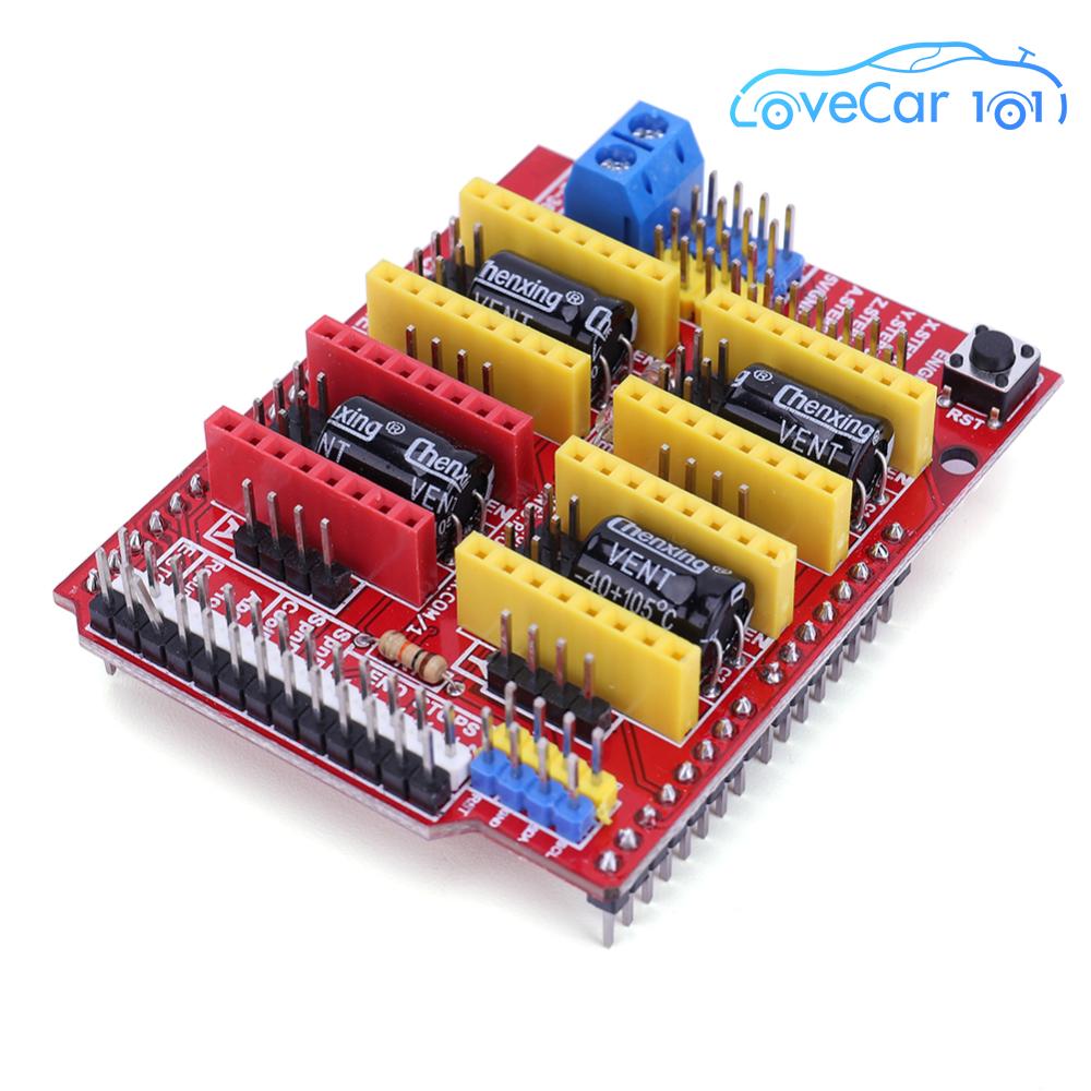 V3 Engraver Shield 3D Printer Expansion Board Four Slots Drive Expansion Board IO Port Convenient To Use ราคา 31 บาท*ส่งฟรี