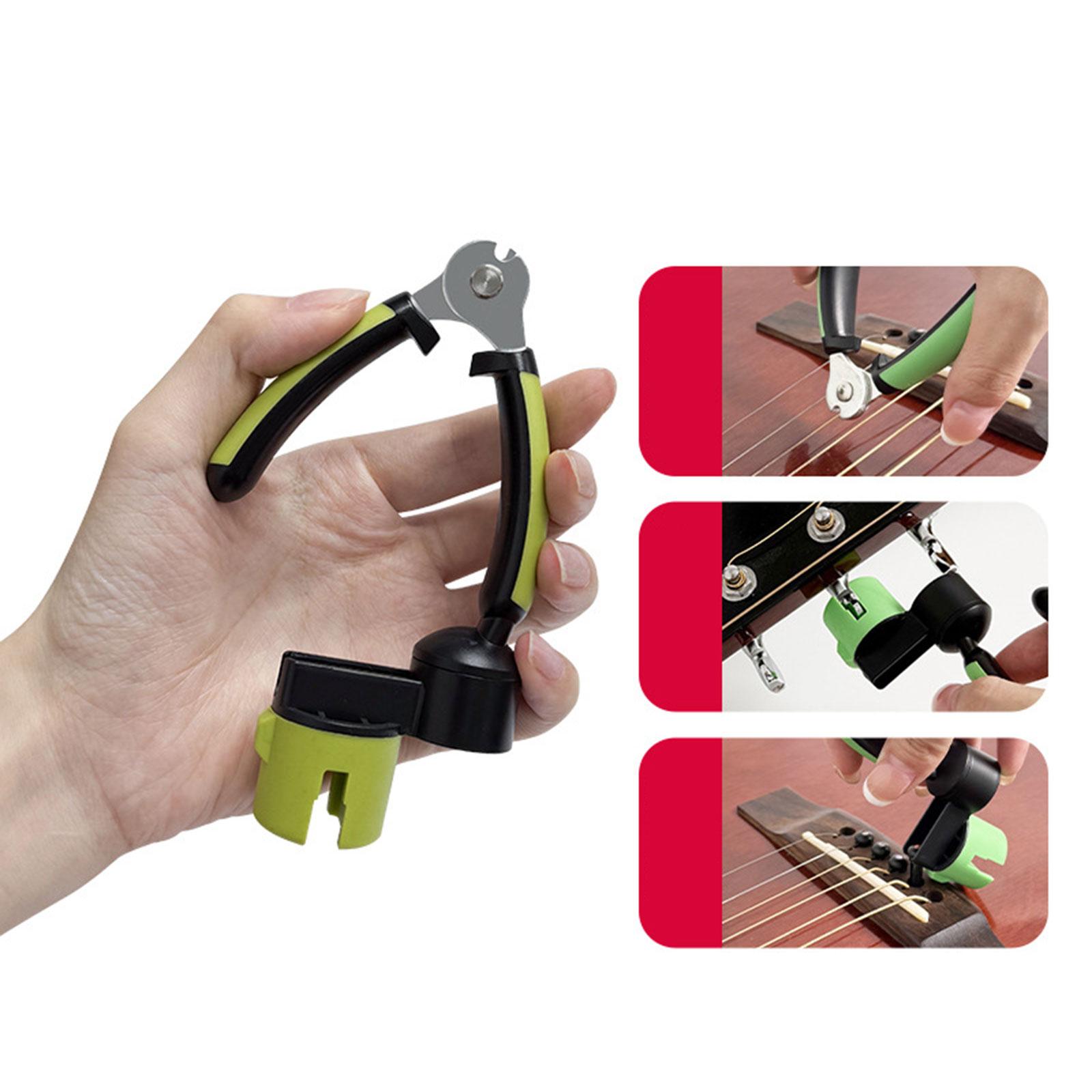 Blesiya String Cutter Guitar String Winder Replacement Professional Pull Pins Out Easily 3 in 1 High Pin Puller ราคา 670 บาท*ส่งฟรี