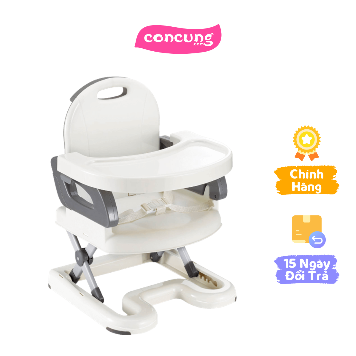 Ghế ăn dặm điều chỉnh độ cao Mastela 7110 (Màu xám)