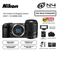 NIKON Z30 Mirrorless Camera NIKKOR Z DX 16-50mm & 18-140mm & 50-250mm Nikon Vlogger Essentials Nikon Z30 with kit lens