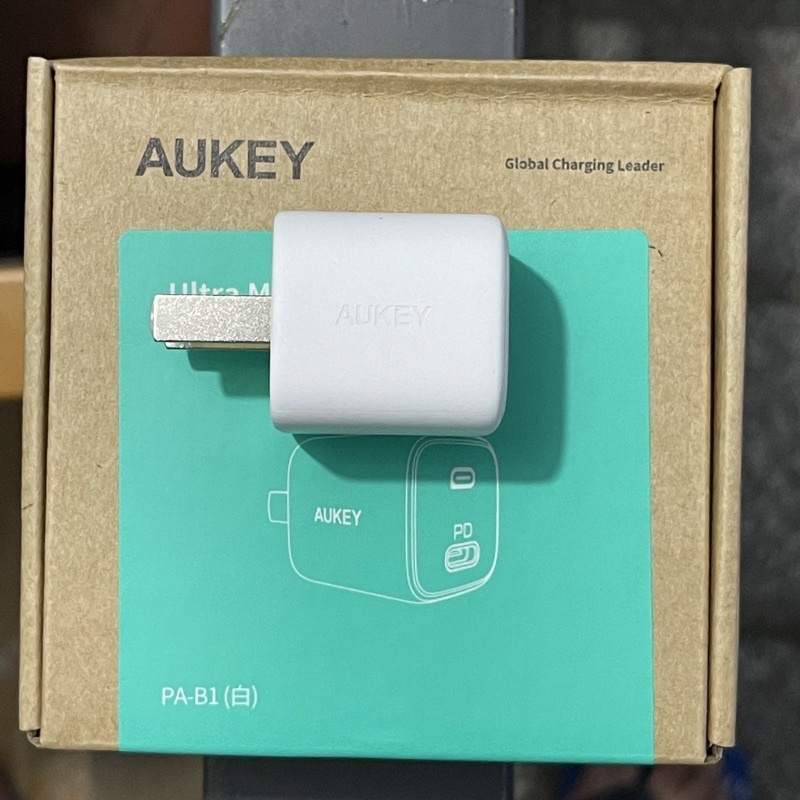 Adapter sạc aukey 20w pa-b1 usb c pd 20w qc củ sạc aukey omnia power delivery 20w ultra minima