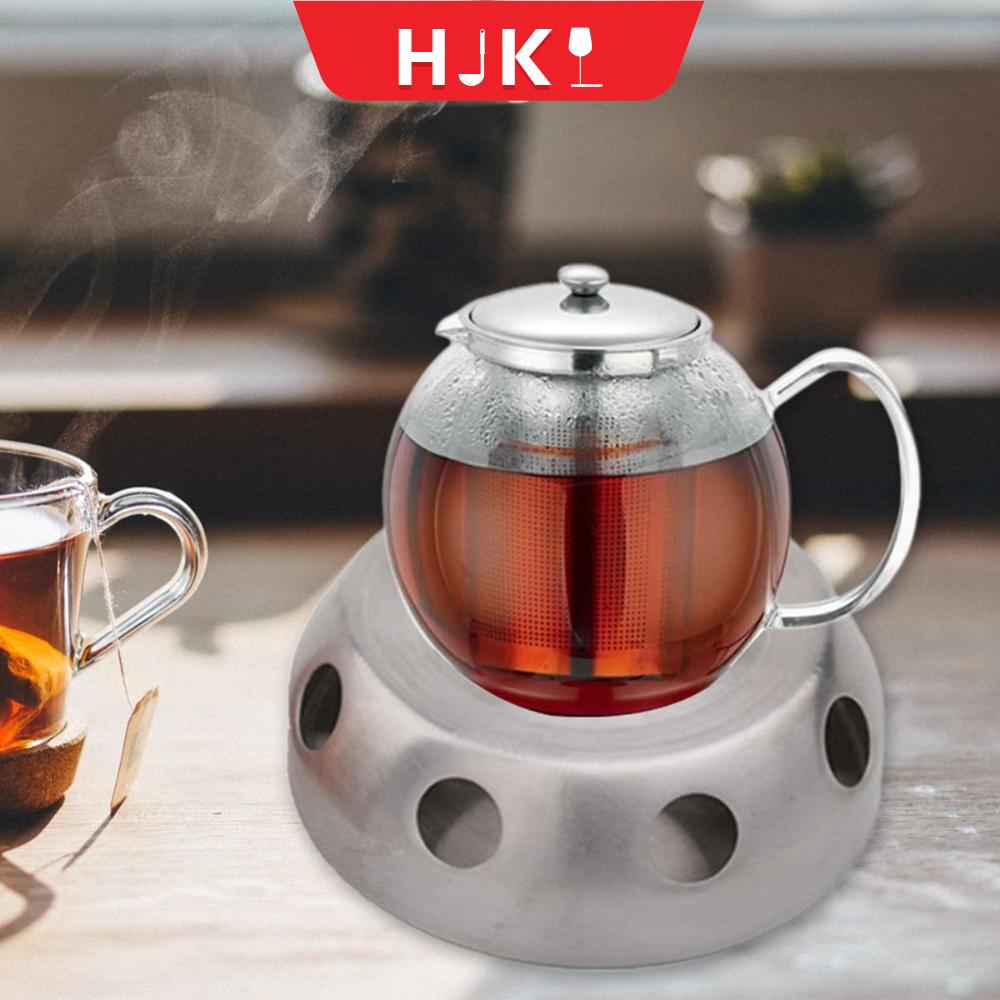 HJKL Ngoài trời Thép không Gỉ Thực tế Xách tay Sưởi ấm Cơ Sở Ấm trà ấm Hơn Nóng Cà Phê Vật có ba chân