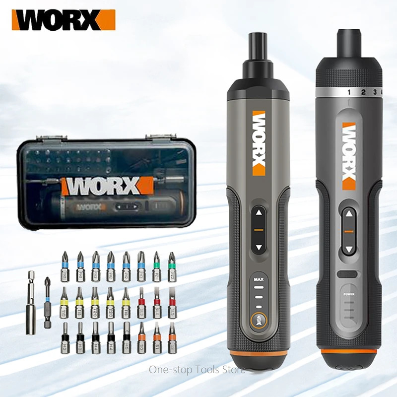 Worx Bộ tua vít điện 4V wx240 wx242 tuốc nơ vít chính xác không dây tự động tất cả trong một dụng cụ