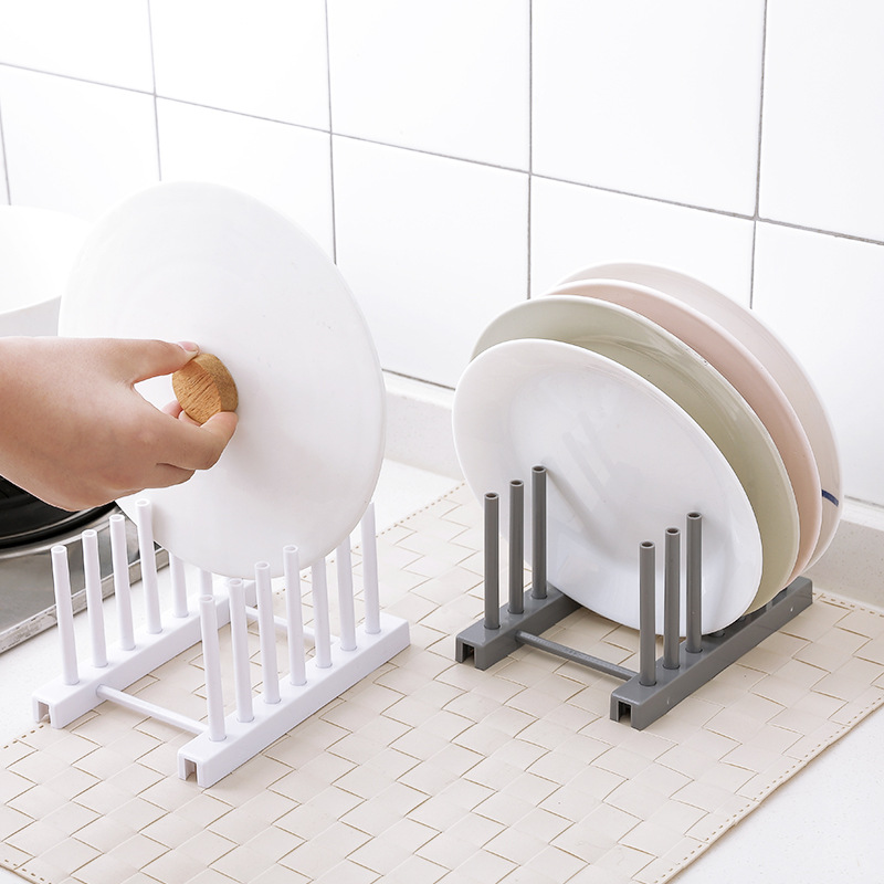 Bowl storage rack Kitchen rack Bowl rack Drain rack Chopsticks box in household cabinets put dishes rack. ราคา 27 บาท*ส่งฟรี