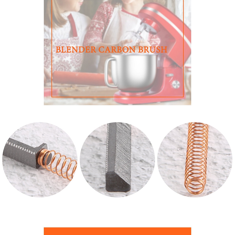 W10380496 Stand Mixer Carbon Motor Brush for & Mixers Motor Brush New AP5178083,PS3495098,6 Pack