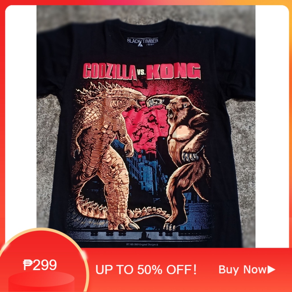 Shop Godzilla Vs Kong T Shirt Cheap – Fast Easy Lazada Philippines