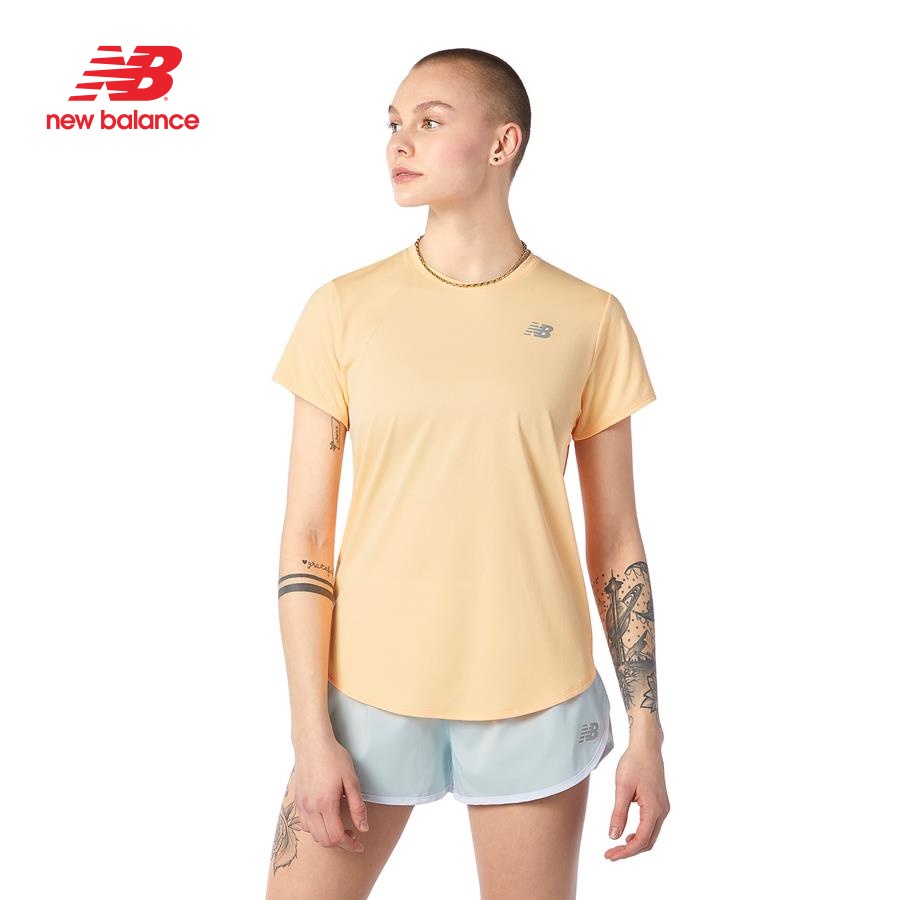 New balance áo thun tay ngắn thể thao nữ accelerate awt11220lmo