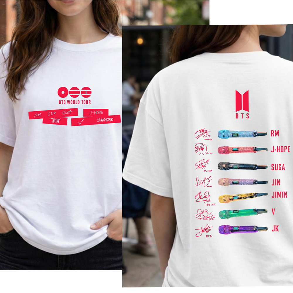 clu BTS ARIRANG ARMY fans gift T-shirt short sleeve top 110cm-6XL ulc