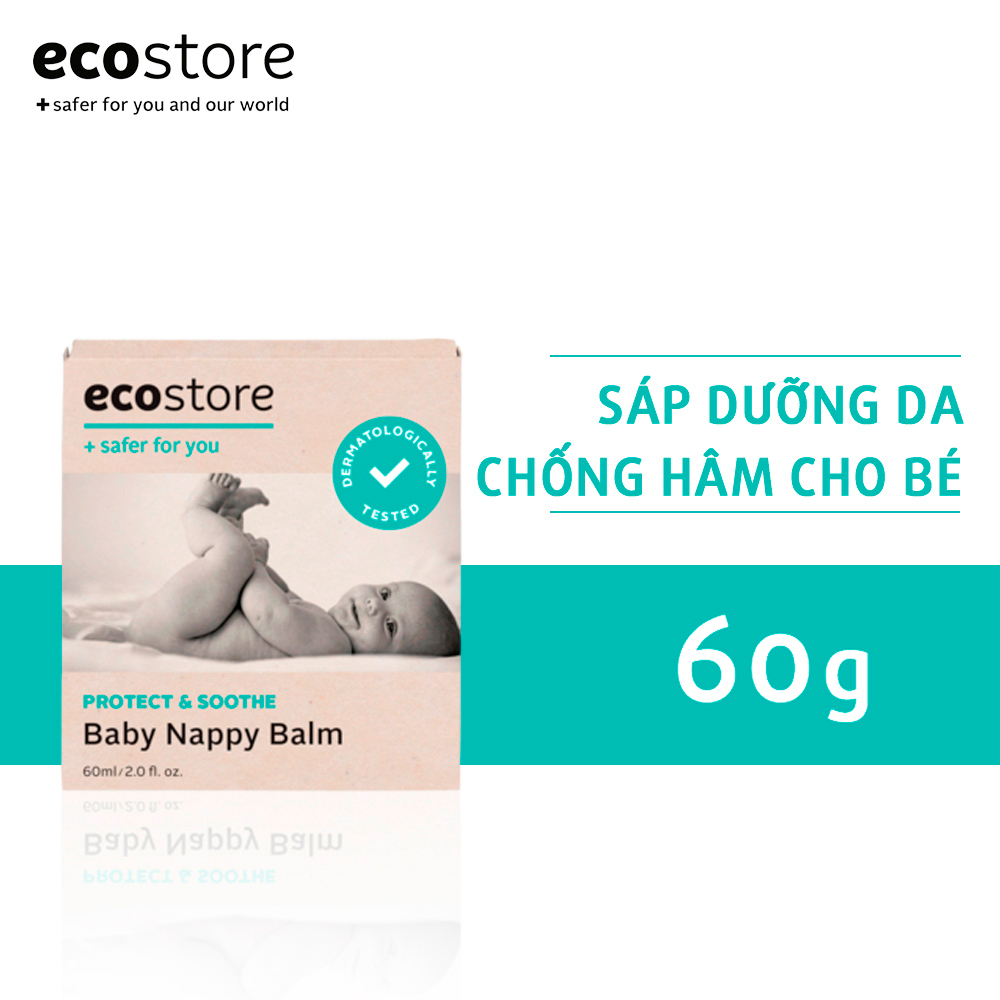 Sáp dưỡng da chống hăm hiệu quả cho bé ecostore 60g  dùng được cho bé từ 0