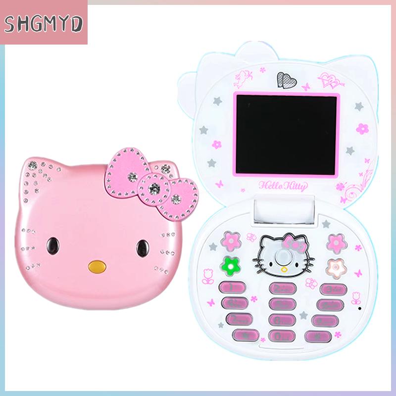 QIXIANG1 Sanrio โทรศัพท์มีฝาพับลายการ์ตูนน่ารักๆสำหรับเด็กผู้หญิงโทรศัพท์ขนาดเล็กน่ารักของขวัญวันเกิดแฟชั่นของเล่นสำหรับเด็ก ราคา 1,035 บาท*ส่งฟรี