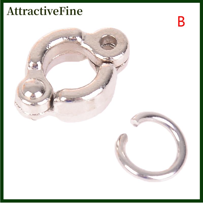 AttractiveFine 2 chiếc vòng dây xích huấn luyện chim thú cưng kẹp phụ kiện bay cho vẹt vòng chân chim bồ câu - 5