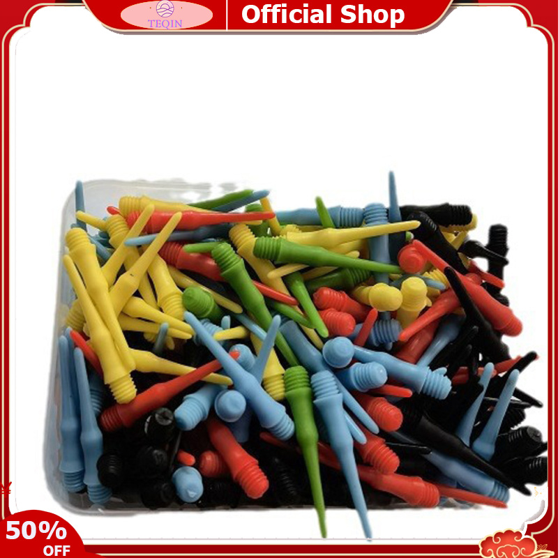TEQIN 4.5mm Dart Plastic Soft Tip Set Of 250pcs, Professional Dart Soft Tip Points Needle Replacement Set Darts Accessories For Dart Player ราคา 150 บาท*ส่งฟรี