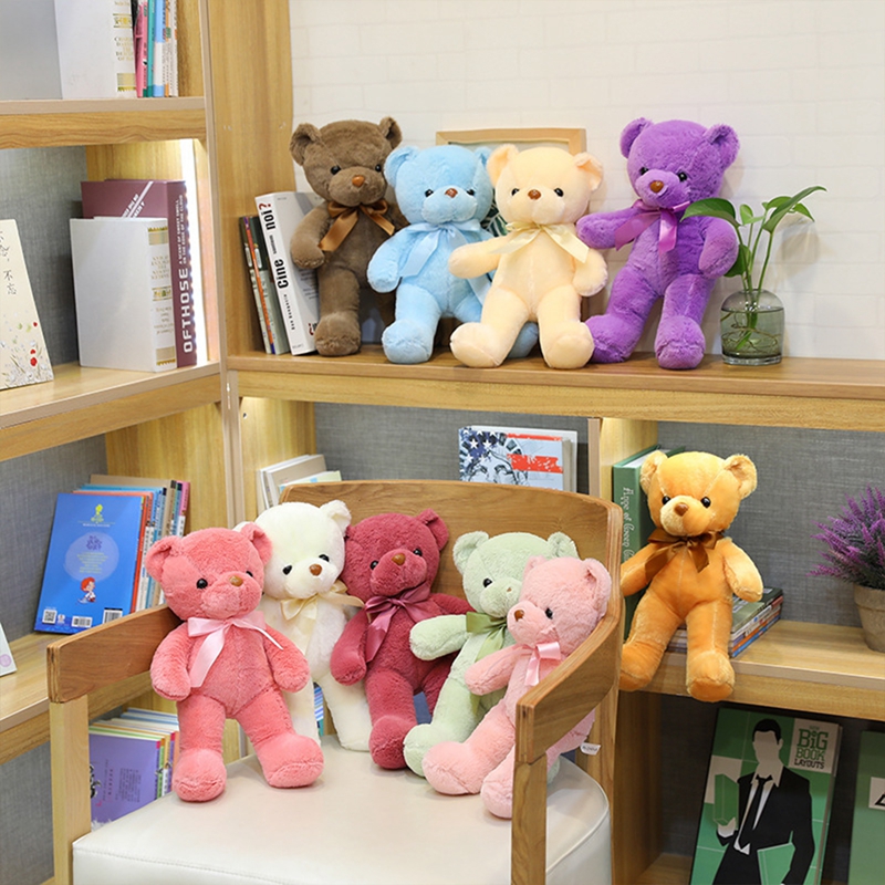 30cm Stuffed Toy Lovely Teddy Bear Baby Hug Soft Plush Toy Doll Birthday Christmas Holiday Valentine Gift ราคา 94 บาท*ส่งฟรี