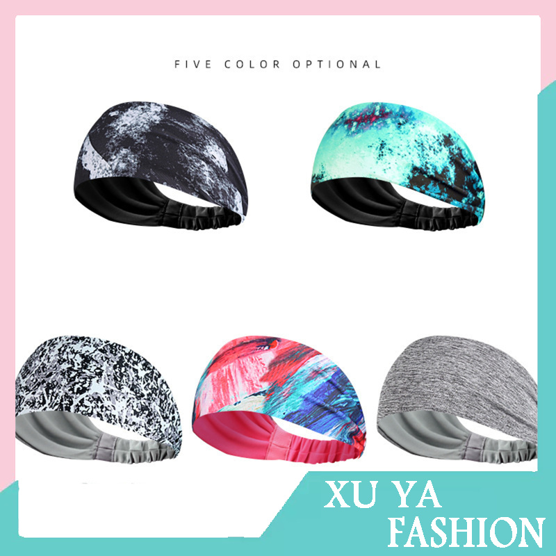 Workout Headbands For Men Women Sweat Wicking Stretch Sports Headband For Yoga Basketball Cycling Running ราคา 81 บาท*ส่งฟรี