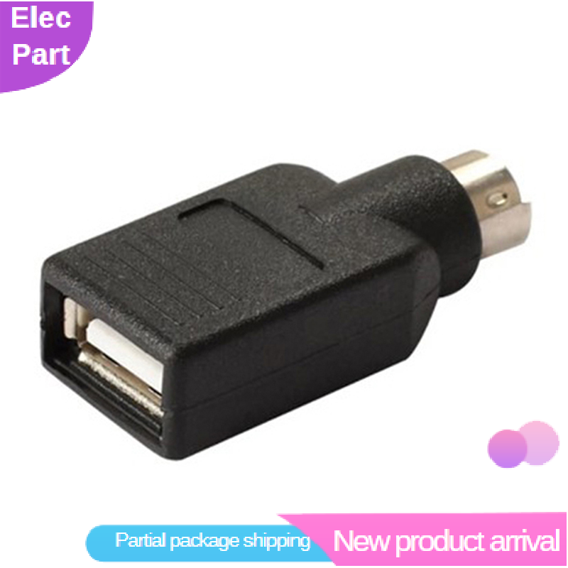 Elec Part USB để PS2 Bộ chuyển đổi cáp đầu tròn chuột và bàn phím giao