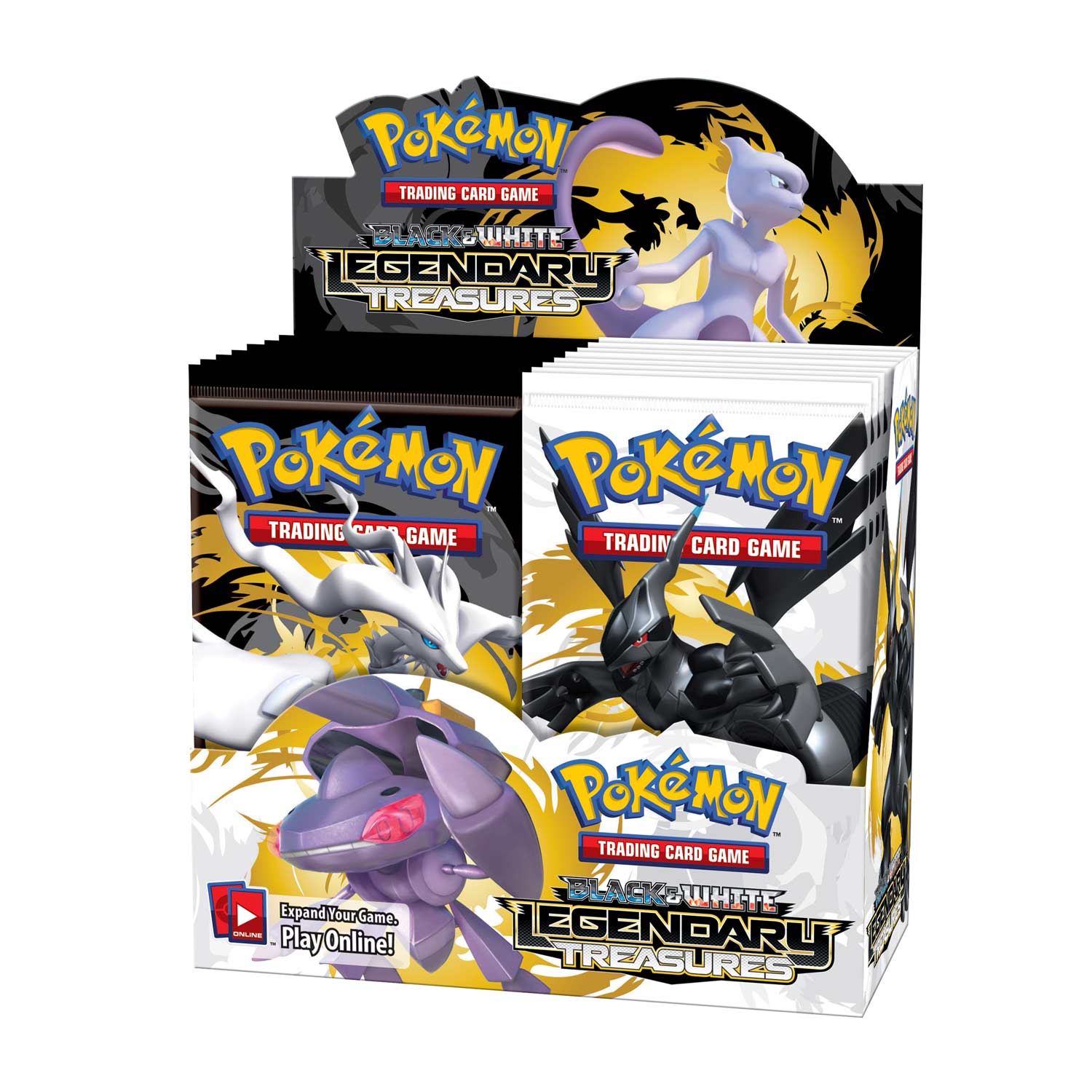 Pokémon TCG: Black & White-Legendary Treasures Booster Display Box (36 Packs) Cards Pokemon Pikachu Kids Toys Card Drop Shipping