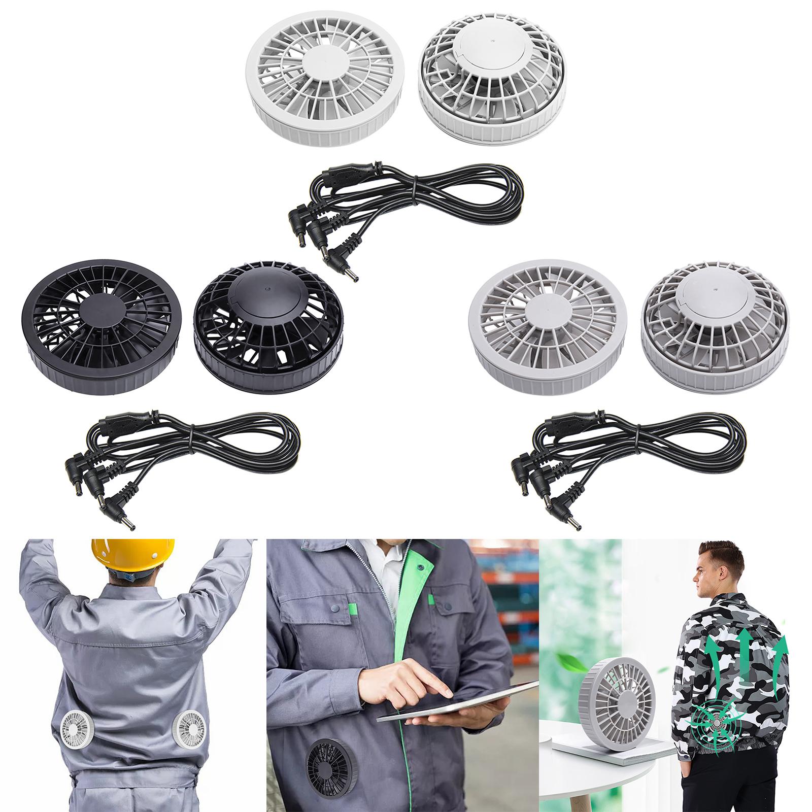 Cooling Fan Cooling Jacket Work Clothes Workwear Air Conditioner Cool Vest Fan