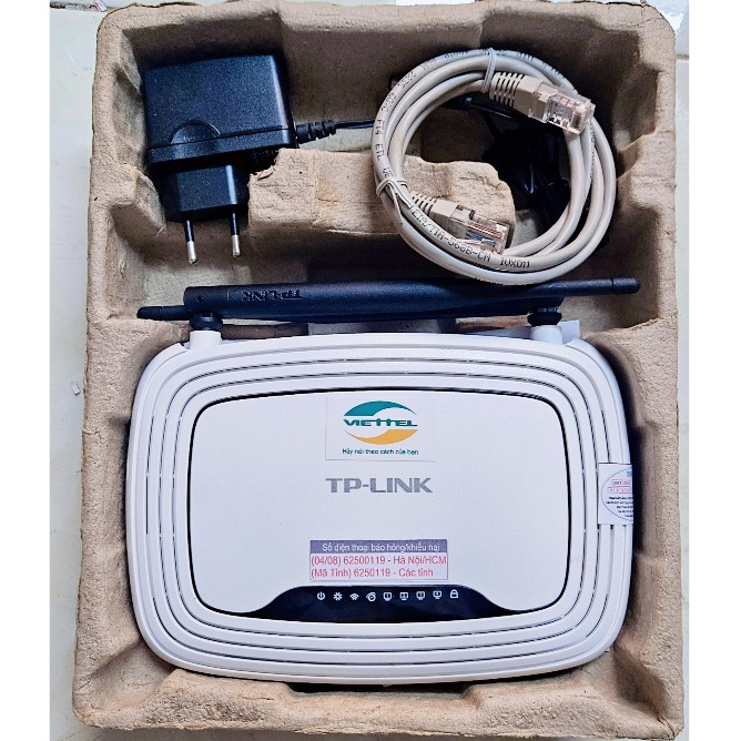 Bộ phát wifi tplink wr 841n 300mbps new 100% cam kết hàng chính hãng cục phát wifi 2 râu tốc độ 300mbps
