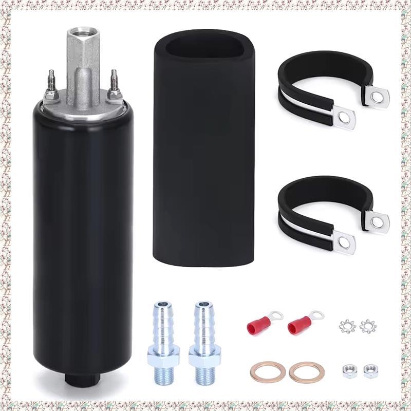 (CGKP) New Universal High Flow & Pressure External Inline 255LPH Fuel Pump GSL392 JR-FPB005