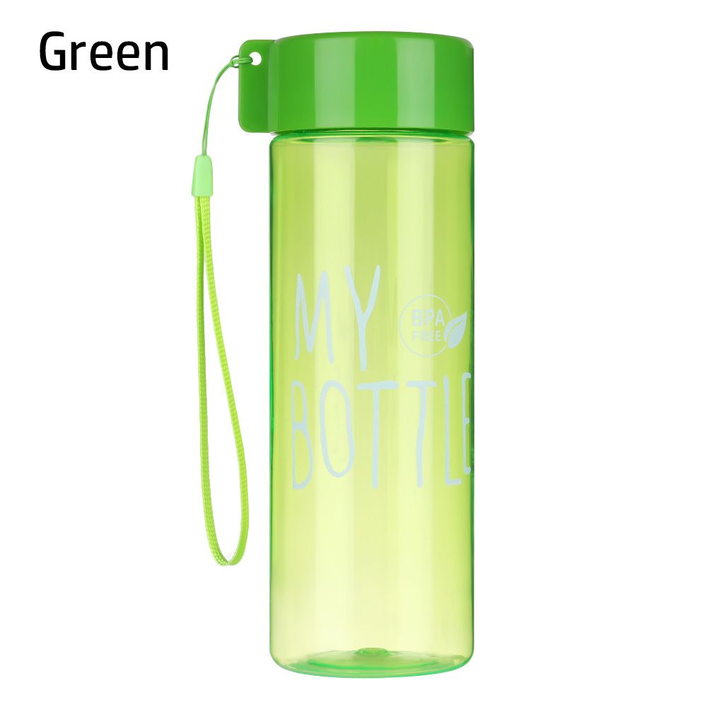 ANGRU4598 500ML Mùa hè Nhựa Công Suất lớn Uống Cup Thể thao Dưới Nước Chai Trong suốt Cà Phê Cốc Nước Trái Cây - 9