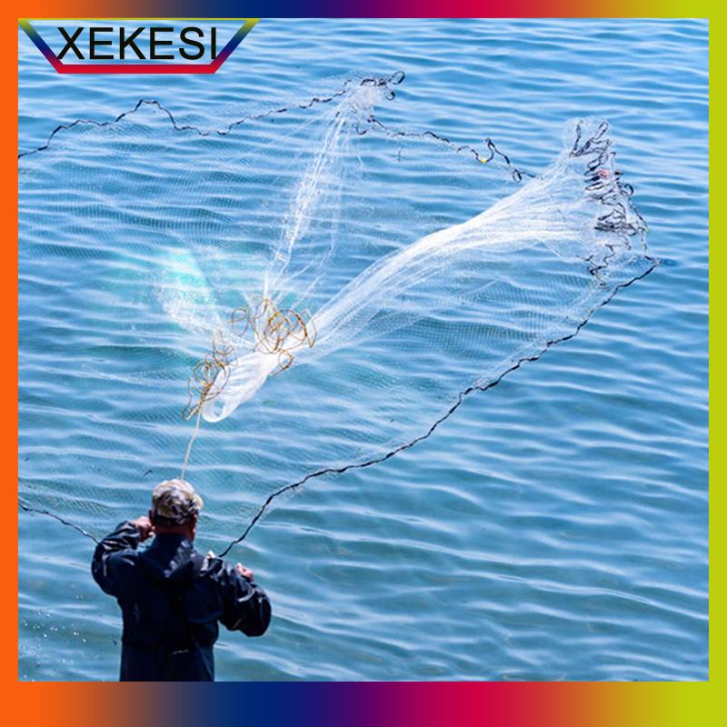 XEKESI 8 15 20 30m Lưới Đánh Cá nylon lưới đánh cá Monofilament Lưới phao Bẫy lưới duy nhất Phụ Kiện Dụng cụ dụng cụ