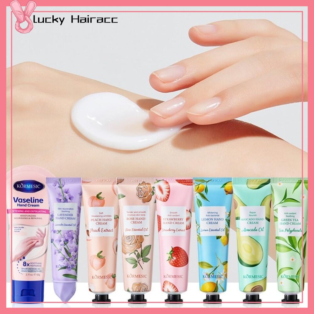 LUCKY HAIRACC Dưỡng ẩm Kem dưỡng da tay Vaseline Hoa quả Không nhờn Sữa dưỡng da tay phục hồi Mềm mại Làm sáng Kem dưỡng ẩm tay Chăm sóc tay