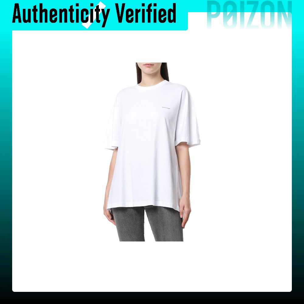 เสื้อเชิ้ต เสื้อเบลาส์สตรี Balenciaga Regular T ผู้หญิง สีขาว 482204TYK289000 ราคา 35,628 บาท*ส่งฟรี