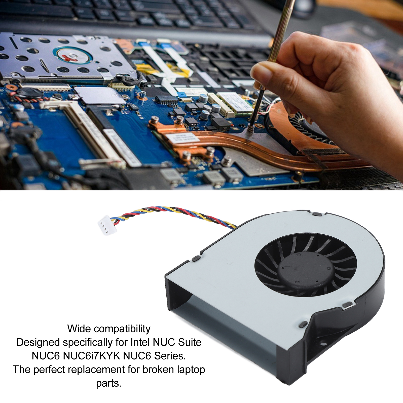 Laptop Cooling Fan Laptop CPU Cooling Fan Low Noise for Laptop