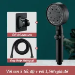 Vòi Hoa Sen Vòi Sen Tăng Áp Cao Cấp Không Gỉ 5 Chế Độ Nước