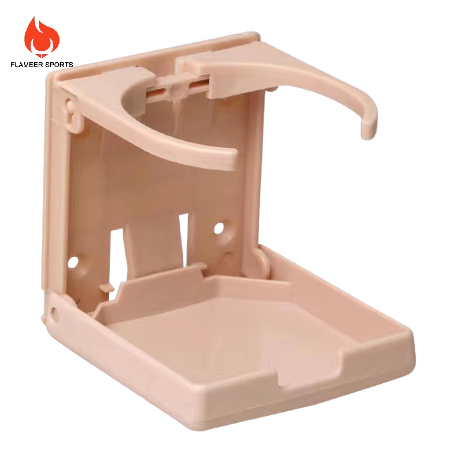 Flameer gấp khay giữ đồ uống trên xe ô tô ô tô ngăn để cốc kiểu dáng đẹp thiết thực nhẹ xe Giá giữ ly giá đồ uống cho xe tải tàu thủy