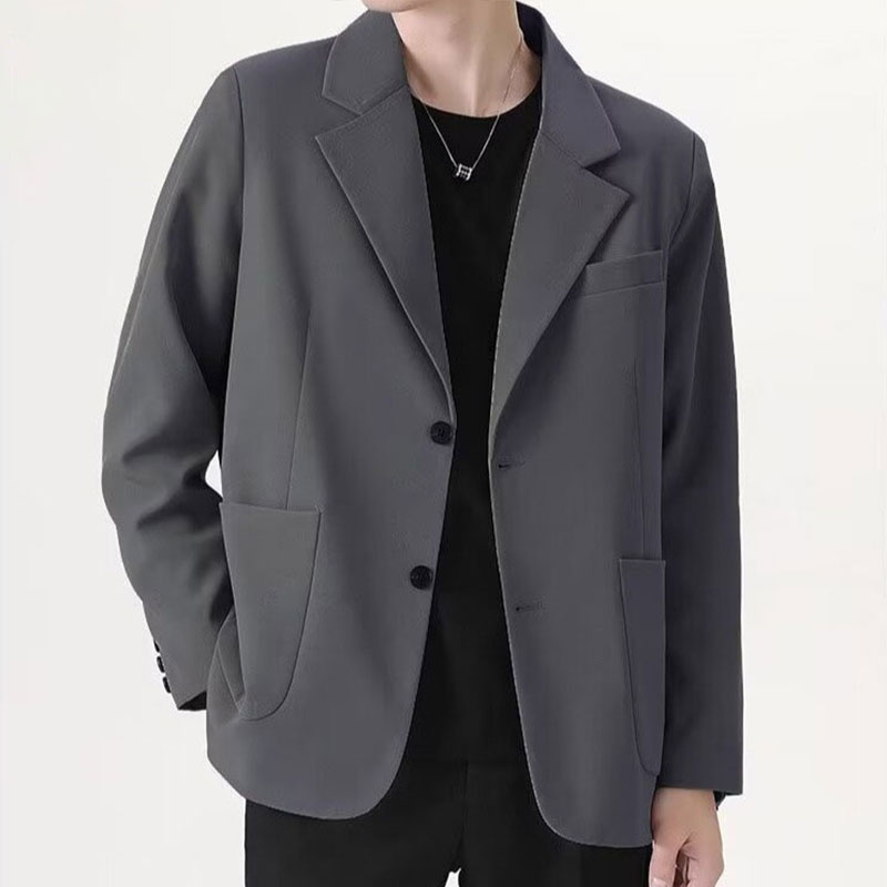 Hanlu Cao cấp phù hợp với áo khoác phong cách Hàn Quốc đẹp phù hợp với giản dị phù hợp với nam giới áo khoác công sở