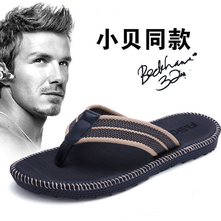 Flip Flops Flip flops men's summer fashion men's wear non slip deodorant leisure seaside beach student flip flops jjFCBG
