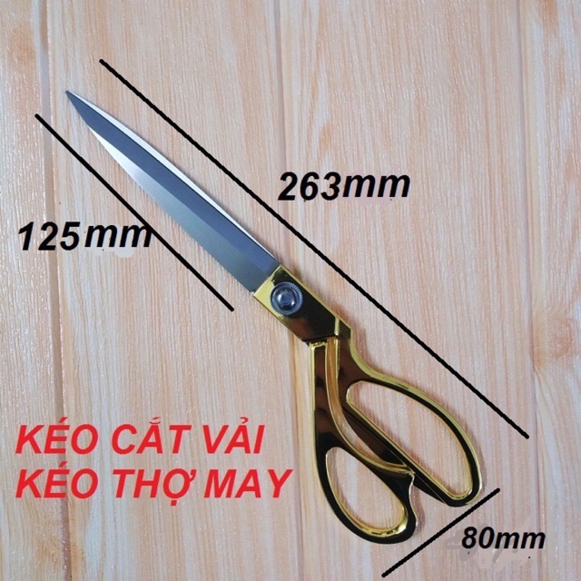 Kéo cắt vải thợ may k38 thép không rỉ