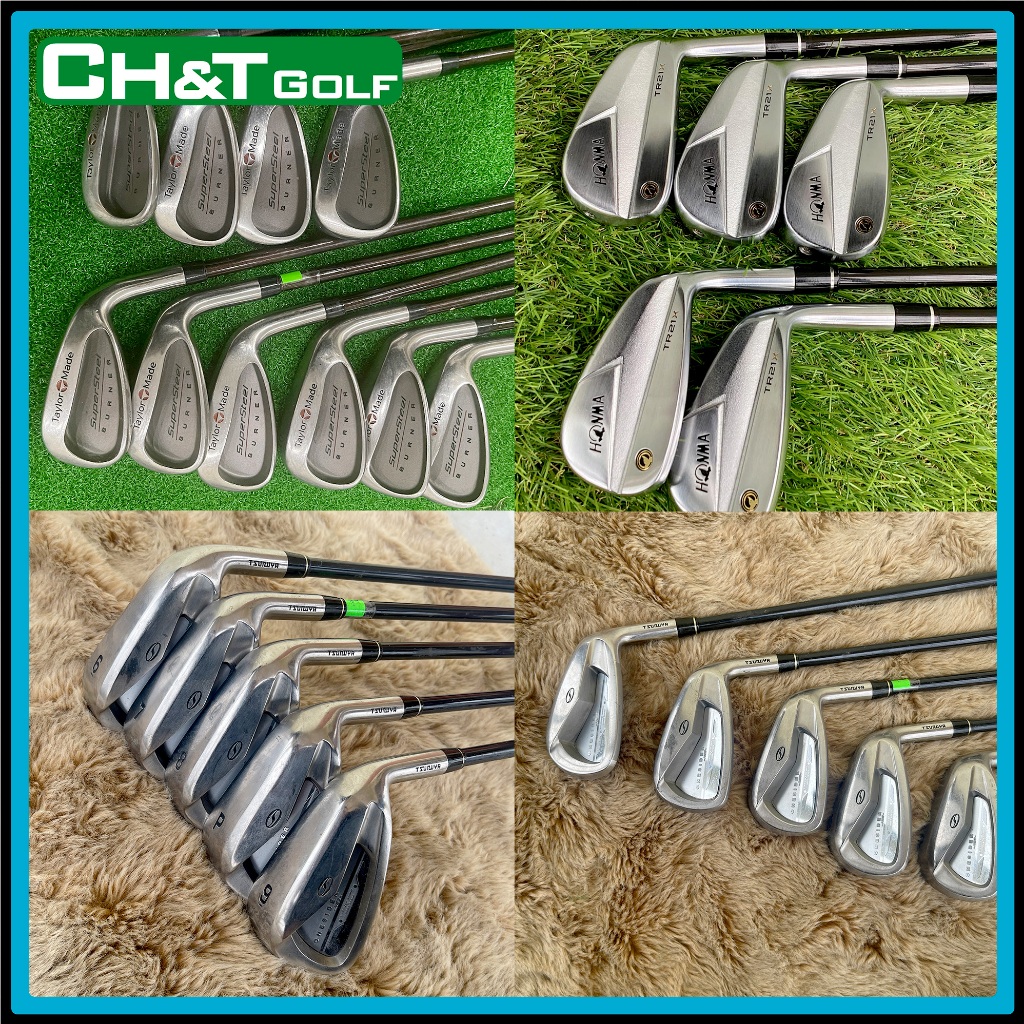 Bộ gậy golf sắt, set golf iron nhật cũ đã qua sử dụng, golf iron Titleist, TaylorMade, Callaway,...