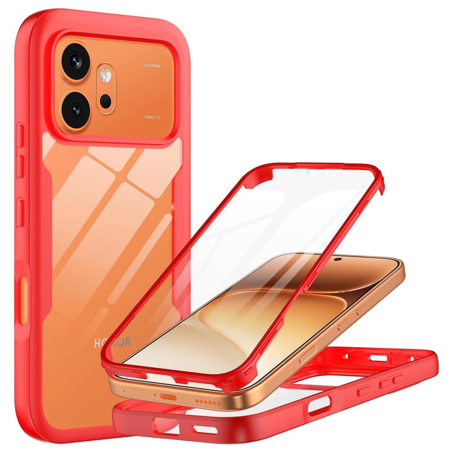 Full Body Protection Shockproof Case for Honor 600 Pro 5G 600 Lite 600e Protective Cover Screen Protector Fundas Coque - Image 3
