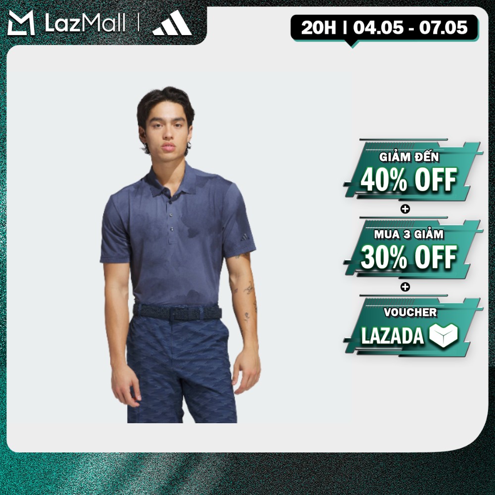 [20H 4.5-2H 5.5-MUA 3 GIẢM 30%] adidas Đánh gôn Áo Polo Tour Họa Tiết Cool Feeling Ultimate365 Nam Màu xanh da trời IM7895